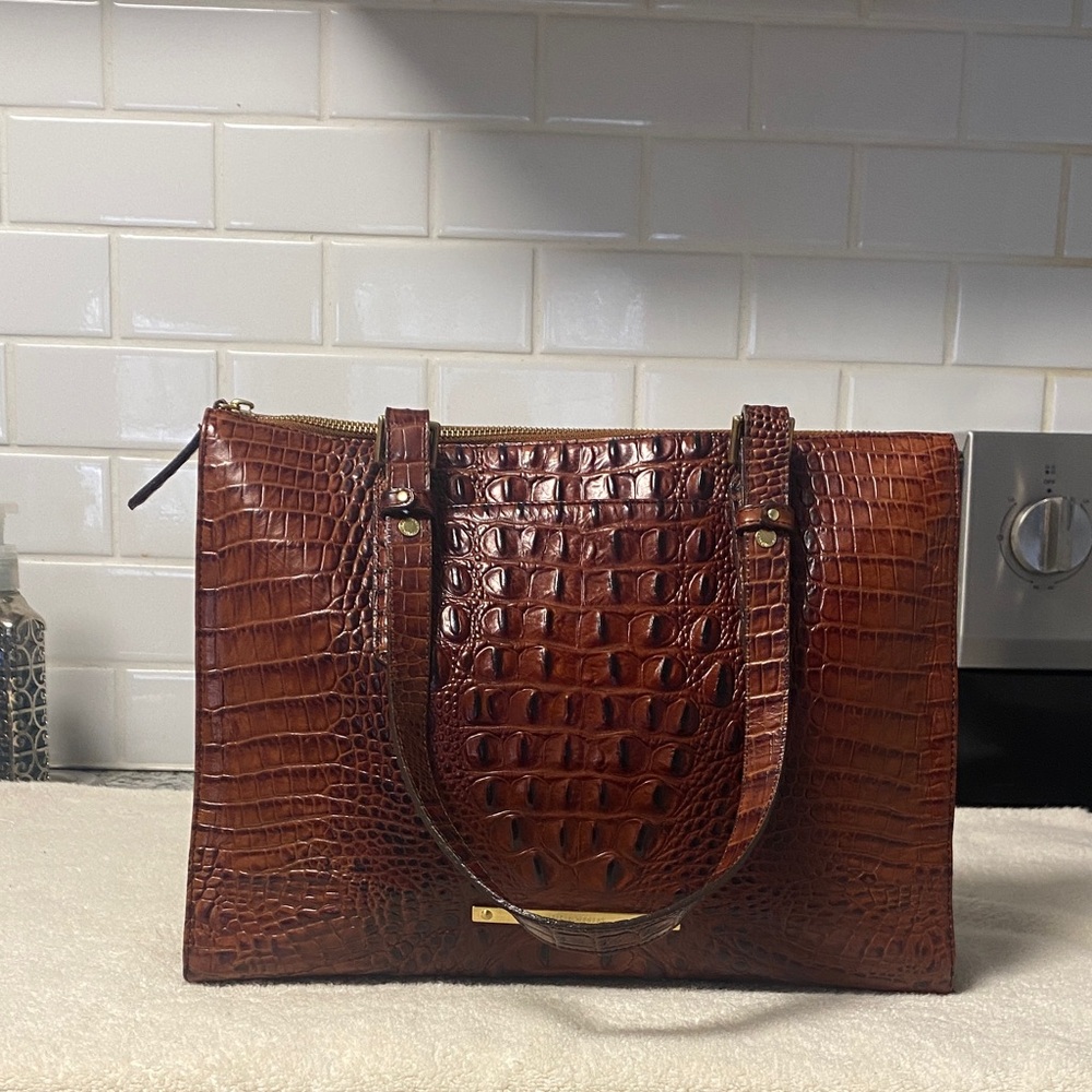 Brahmin Brown Melbourne shoulder bag